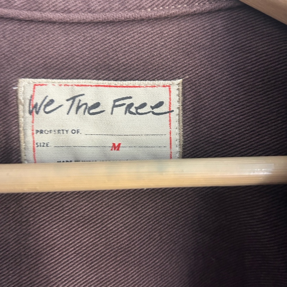 We The Free Brown Button Down Shirt - Picture 4 of 4
